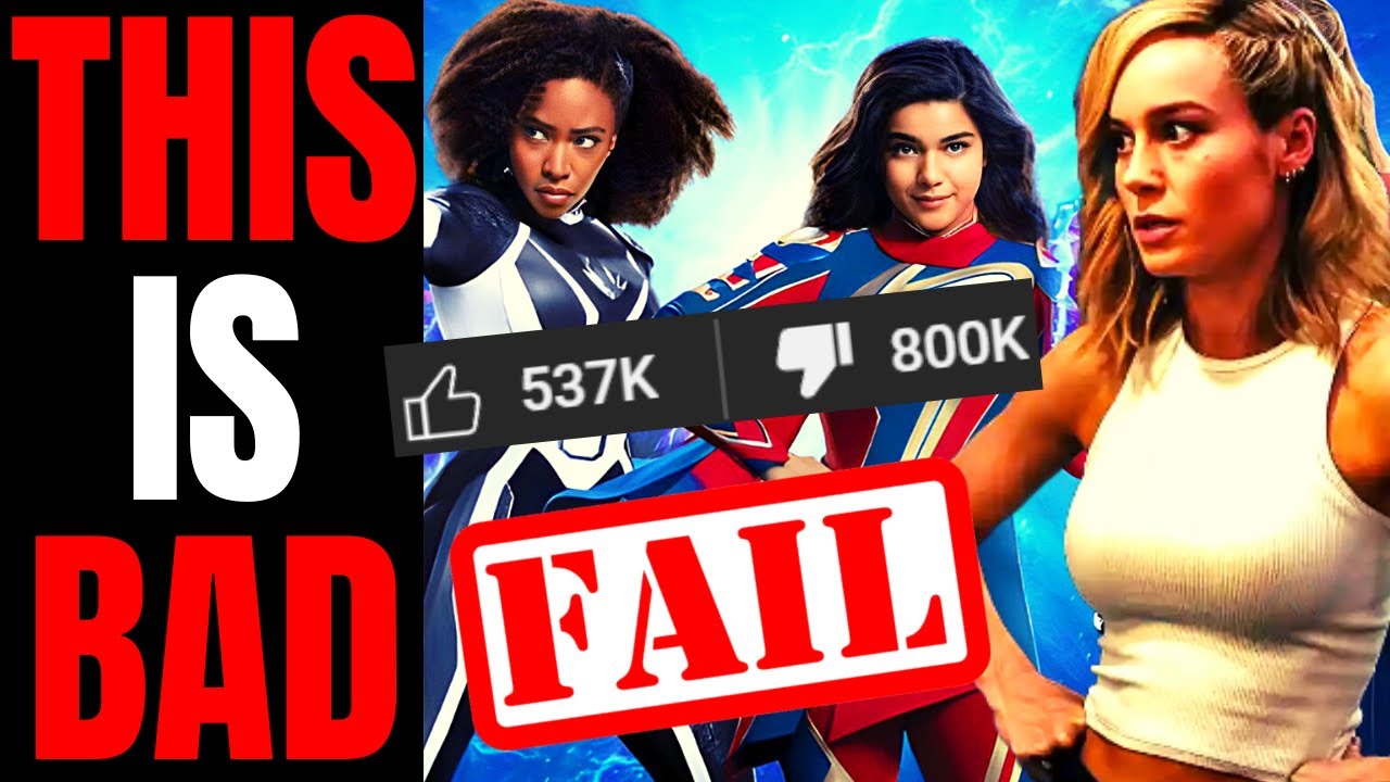 The Marvels Gets ROASTED For Cringe New Trailer | Girl Power Movie Set For Disney Box Office FAIL