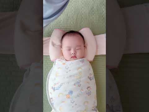 🥰Choose an adjustable😘pillow with zero height, suitable for newborns #baby #cutebaby #babyproducts