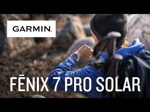 Garmin | fēnix 7 Pro Solar | Montres GPS multisports connectées avec lampe torche intégrée