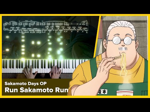 Sakamoto Days OP - "Run Sakamoto Run" - Piano Cover / Vaundy