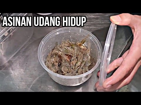 Asinan Udang Hidup Ges, Jajanan Thailand Viral Nih