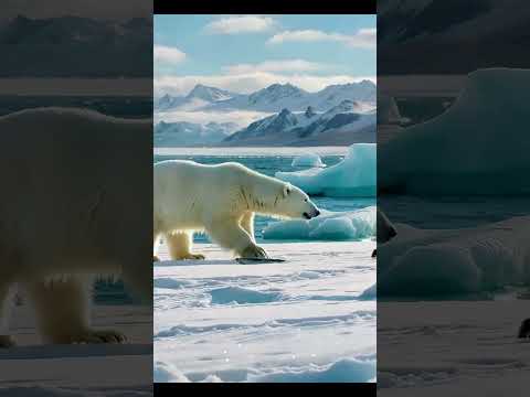 The Seal Tries to Steal a Polar Bear’s Fish?! 🐟🐻❄️😱 #Shorts