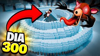 CRIEI UMA BASE NA NEVE E SOBREVIVI 300 DIAS NO 99 NIGHTS IN THE FOREST!!!🥶