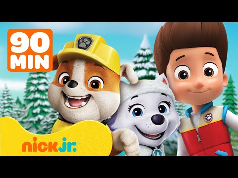 PAW Patrol | Rubble & PAW Patrols BESTE Feiertagsrettungen! | 90 Minuten | Nick Jr. Deutschland