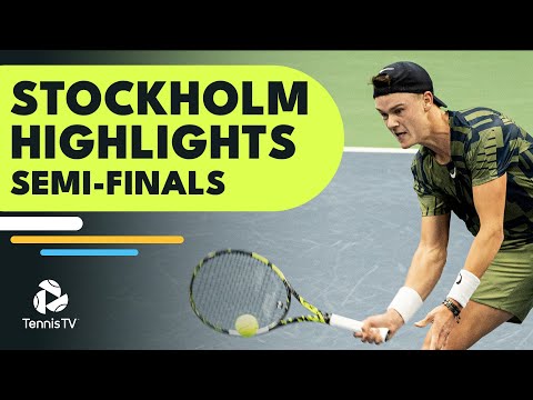 Rune Takes On De Minaur; Tsitsipas Plays Ruusuvuori | Stockholm 2022 Highlights Semi-Finals