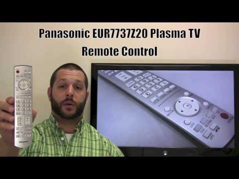 panasonic tv remote eur7737z20 manual