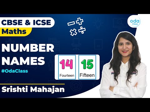 NUMBER NAMES | ODA CLASS | MATH | SRISHTI MA'AM