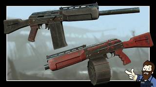 Soviet Assault Shotgun - Saiga 12 REDUX Animation Preview - Fallout 4 Mod