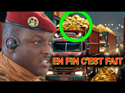 IBRAHIM TRAORÉ 🇧🇫 VIENS DE SURPRENDRE TOUS LE MONDE EN CONTRÔLENT L'OR DU PAYS.