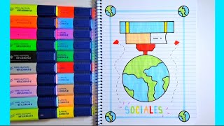 PORTADA DE SOCIALES 🌏 PASO A PASO ✨️ MAURICIO DIBUJOS ✨️ 2025