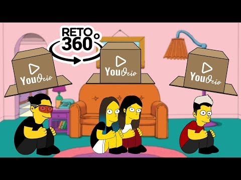 NO ESCOJAS LA CAJA INCORRECTA VERSIÓN YOUTUBERS EN LOS SIMPSON | RETO 360 | YOU OCIO