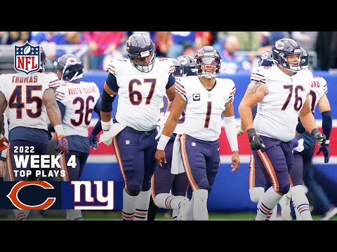Chicago Bears Top Plays vs. New York Giants | 2022 Regular Season Week 4 video clip