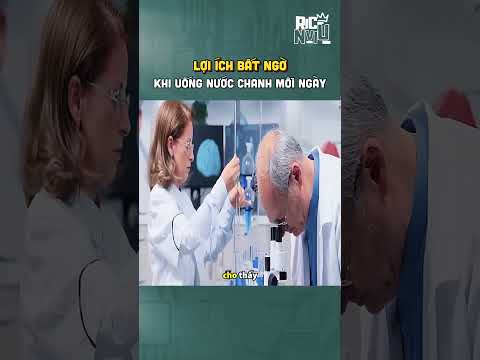 Lợi ích bất ngờ khi uống nước chanh mỗi ngày