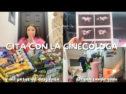 FUI A MI CITA CON LA GINECÓLOGA🥹 ¿Qué es lo que tengo? Despensa mensual con 4 mil pesos 💰Mucho gasto