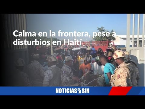 Calma en la frontera, pese a disturbios en Haití