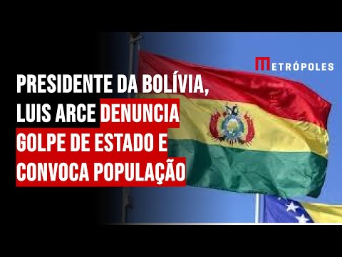 Presidente da Bolívia, Luis Arce denuncia golpe de Estado e convoca população