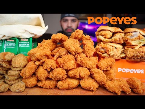 POPEYES ASMR MUKBANG