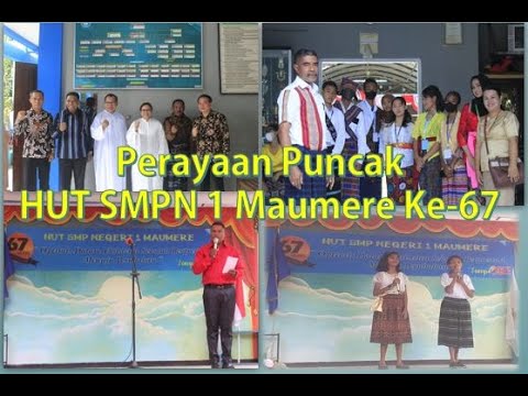 Perayaan Puncak HUT SMPN 1 Maumere yang Ke 67