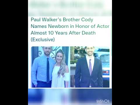 Paul Walker's Brother Cody Names Newborn in Honor of Actor Almost 10 Years After Death (Exclusive)