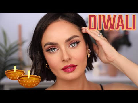 Simple Monochromatic Glam Makeup for Diwali 2020