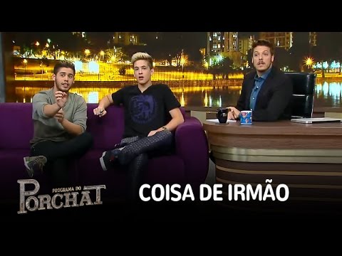 Coisa de irmão: Zé Felipe e João Guilherme são os brigões da família
