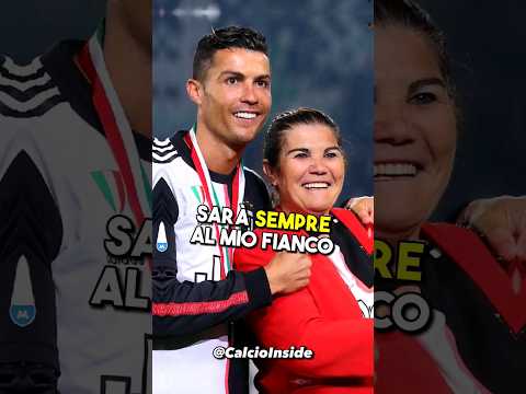 Perché Cristiano Ronaldo vive ancora con sua madre ❤️ #cristianoronaldo #calcio #shorts
