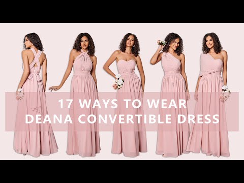17 WAYS TO WEAR DEANA CONVERTIBLE DRESS