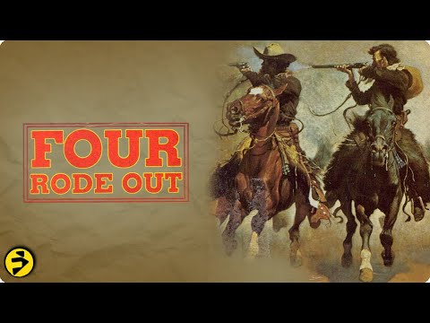 FOUR RODE OUT | Full Action Western | Pursuit Across the Desert