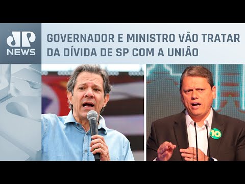 Tarcísio de Freitas se reúne com Haddad em Brasília nesta quarta (13)