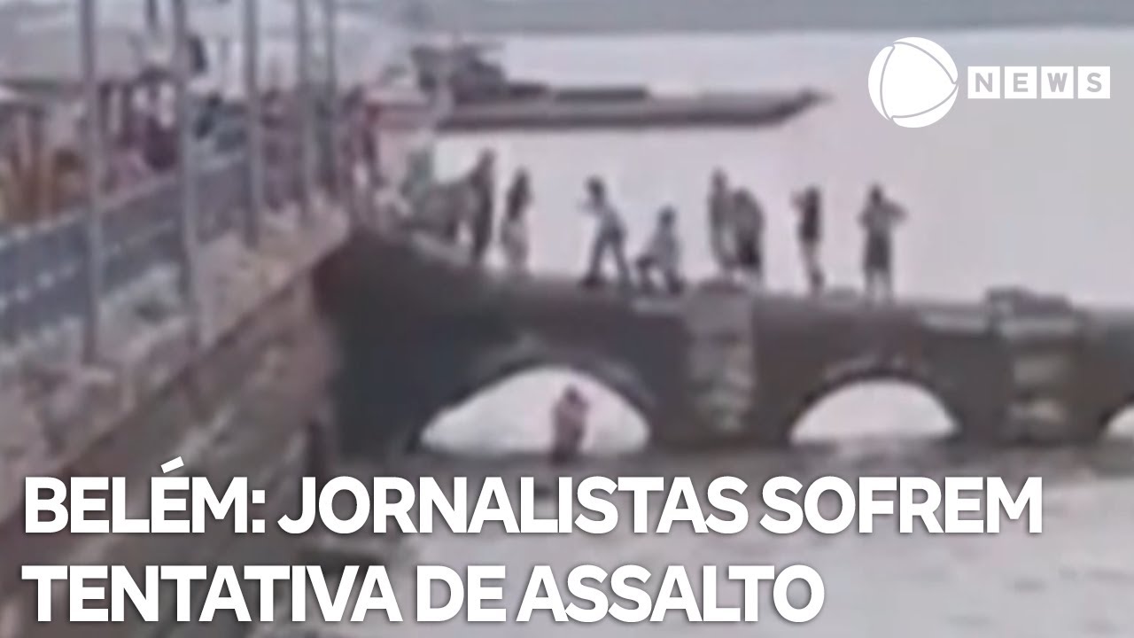 Jornalistas estrangeiros sofrem tentativa de assalto em Belém durante cobertura da COP30