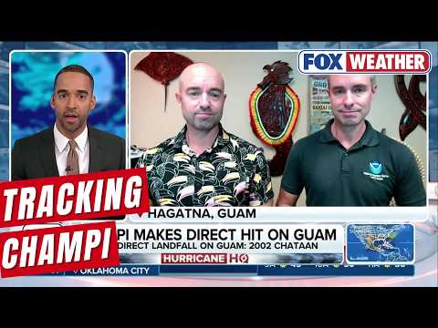 Typhoon Champi Passes Just 10 Miles South Of Guam