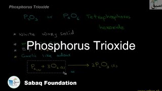 Phosphorus Trioxide