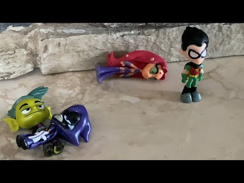 BBRAE Beast Boy & Raven AND Robin & Starfire from Teen Titans GO! Jump