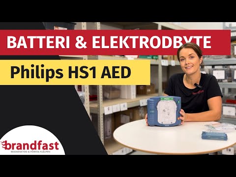 Så byter du batteri och elektroder på Philips HS1 (hur byter man?)