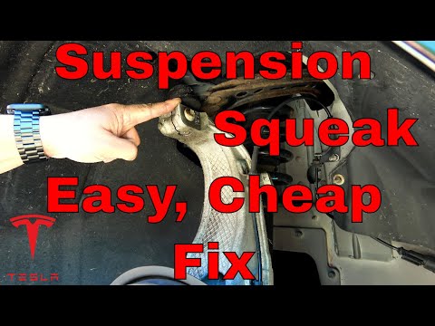 Tesla Control Arm Squeak and Creak Fix Suspension Problems Fix How-To