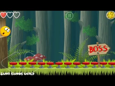 Red Ball 4 Forest Vs Caves Vs Factory with Golden Ball