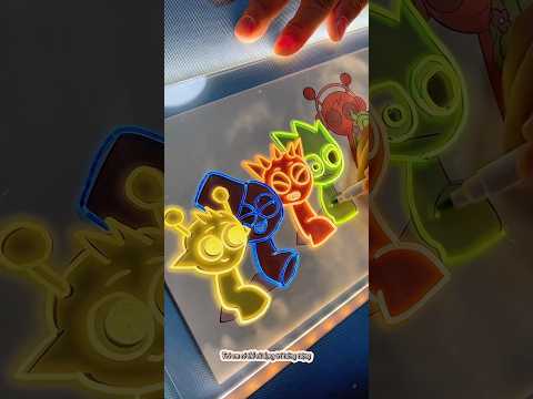 REVIEW bảng vẽ phát sáng cao cấp #funnyshorts #diy #short