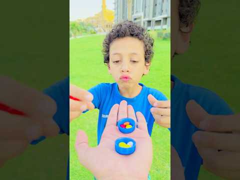 اكل كل الشيكوبون الملون 😱😱💔