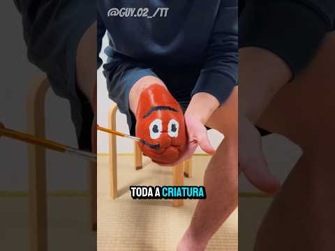 Esse cara criou uma pintura no pé! 🫨