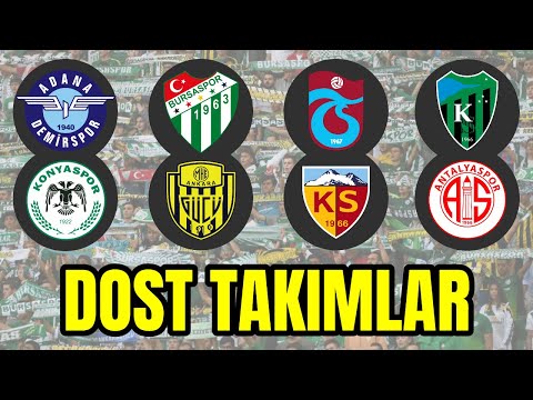 Türkiye'de Birbiriyle Dost Olan Futbol Takımları