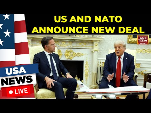 Trump Meets NATO Secretary-General LIVE | Major Arms Deal Done Between USA And NATO | LIVE News