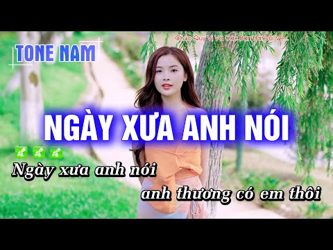 Karaoke Ngày Xưa Anh Nói (Tone Nam) Beat Công Tuấn cực hay – Hoàng Dũng Karaoke