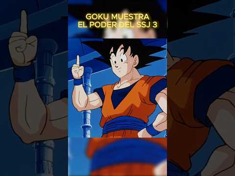 GOKU SE CONVIERTE EN SSJ 3
