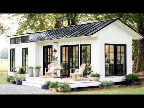 Small house is designed in a sturdy and luxurious square box style that makes everyone admire