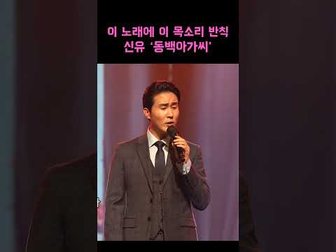 기다리다 지쳐도 또 기다리게 되는 목소리..! #신유 #동백아가씨 #shorts