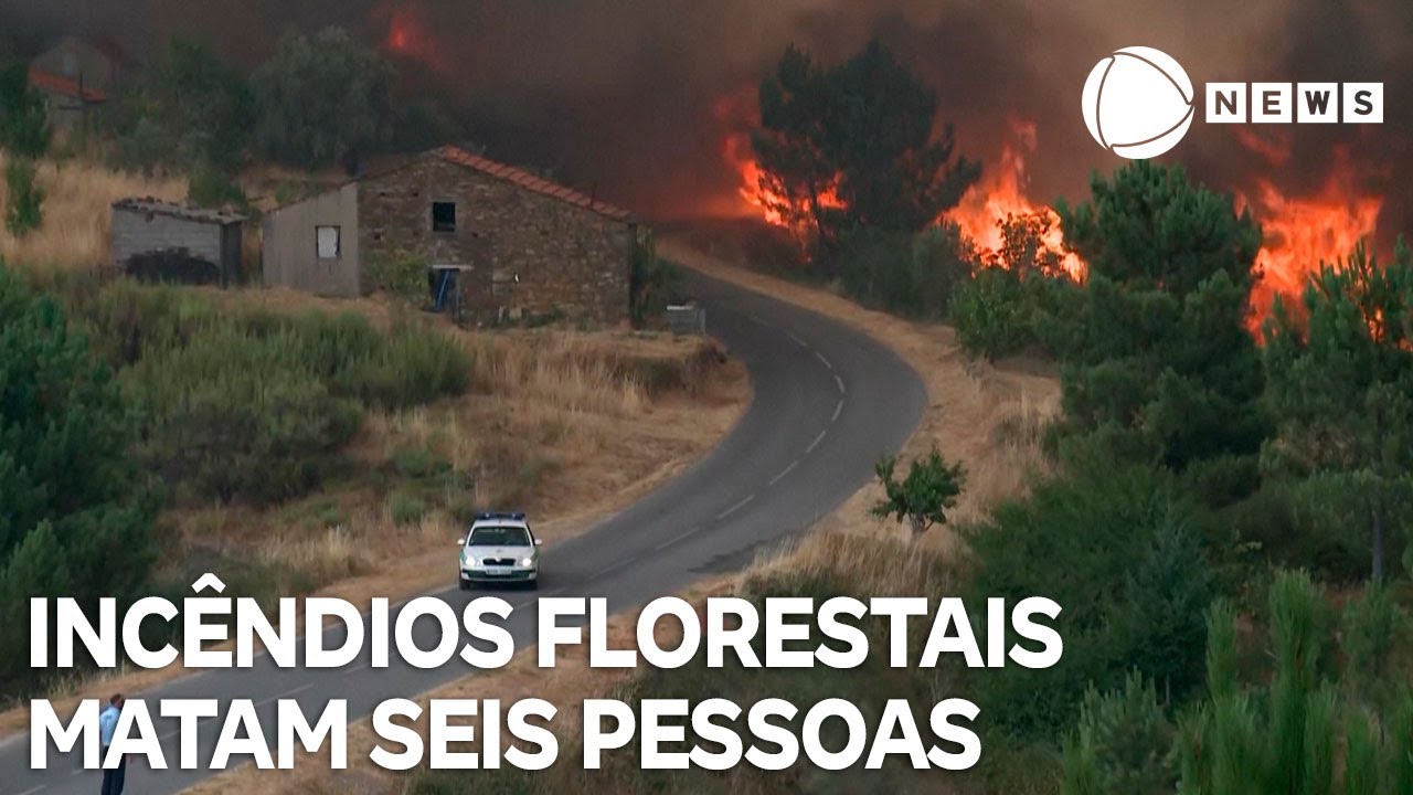 Incêndios florestais deixam seis mortos na Europa