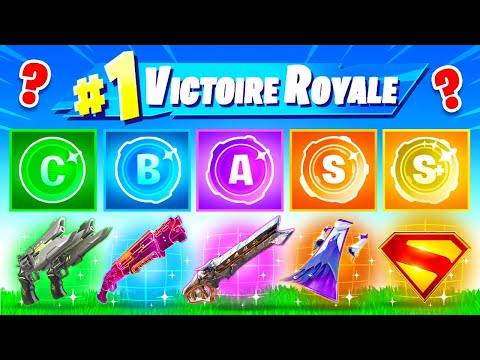 Mon RANG = Ma COULEUR d'ARMES sur FORTNITE