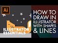Drawing with Shapes and Lines in Adobe Illustrator
