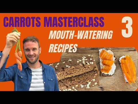 Carrot recipes - 3 easy recipes with carrots - vegan