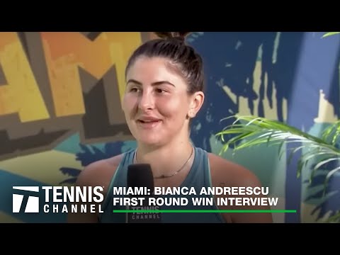 Bianca Andreescu: 2023 Miami First Round Win Interview